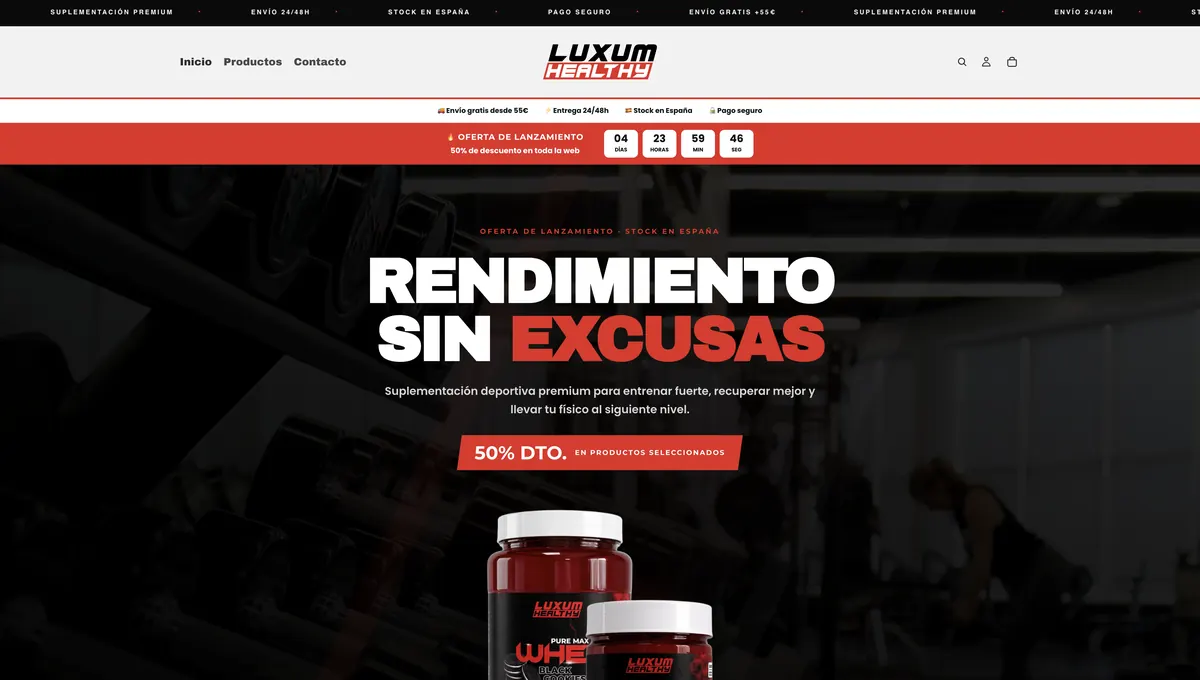 Botiga online Luxum Healthy