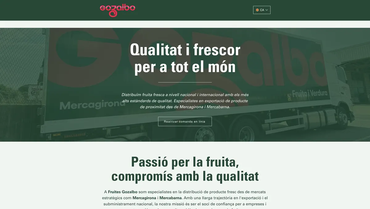 Web de Fruites Gozalbo